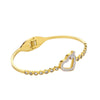 Love Diamondencrusted Fashion Simple Titanium Steel Women's Bracelet Electroplated Rose Gold
