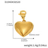 Love Diy Multiaccessory Bracelet Stainless Steel Heartshaped Chain With 18K True Gold Color Preservation Electroplated Geometric Pattern Jewelry For Women