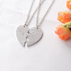 Love Drop Oil Alphabet Necklace Clavicle Chain Love Splicing Good Friend Necklace Wholesale Gooddiy