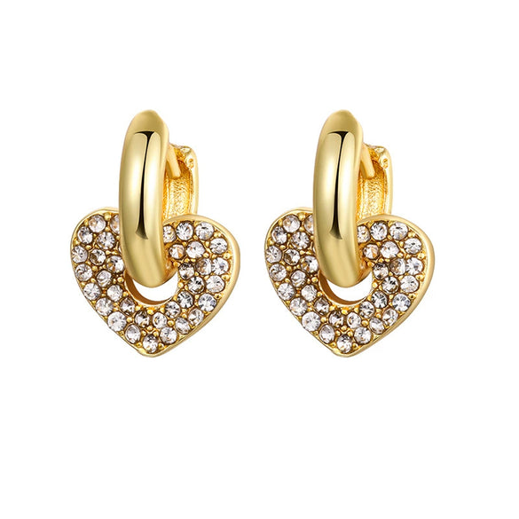 Love Earrings Heart Style