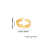 Love Letter Titanium Steel Ring Fashion Creative Plated For Women