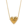 Love Necklace Heart Pendant Titanium Steel Electroplating For Women