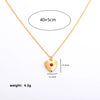 Love Opening And Closing Heartshaped Photo Album Necklace For Women Retro Style Copper And Titanium Steel Material Diamond Design