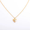 Love Opening And Closing Heartshaped Photo Album Necklace For Women Retro Style Copper And Titanium Steel Material Diamond Design