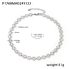 Love Sparkling Zircon Stitching Stainless Steel Jewelry Necklace Bracelet Set For Women With Electroplating Treatment