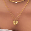 Love Titanium Steel Necklace With Geometric Design Electroplated Light Luxury High End Women's Accessories