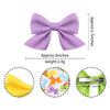 Lovely Handmade Cloth Bow Duckbill Hair Clip Cute Princess Hairpin Small Hair Accessory For Girls Children