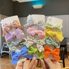 Lovely Handmade Fabric Floral Bow Duckbill Hair Clip Metal Cloth Princess Hair Accessory For Children And Baby Girls
