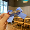 Lovely Handmade Fabric Floral Bow Duckbill Hair Clip Metal Cloth Princess Hair Accessory For Children And Baby Girls