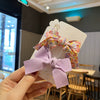 Lovely Handmade Fabric Floral Bow Duckbill Hair Clip Metal Cloth Princess Hair Accessory For Children And Baby Girls