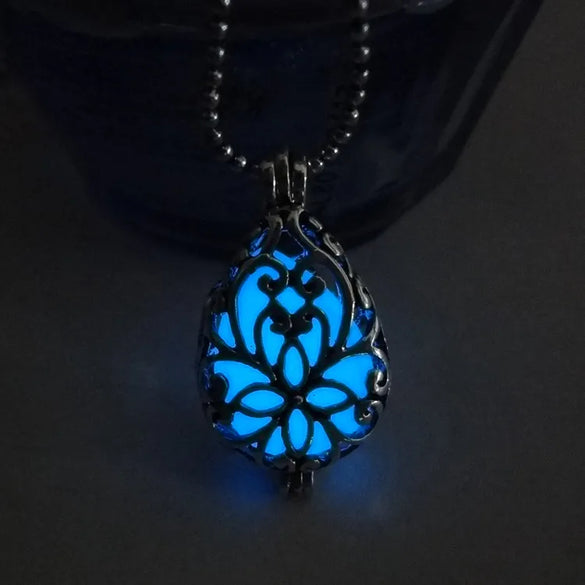 Luminous Cage Pendant Necklace