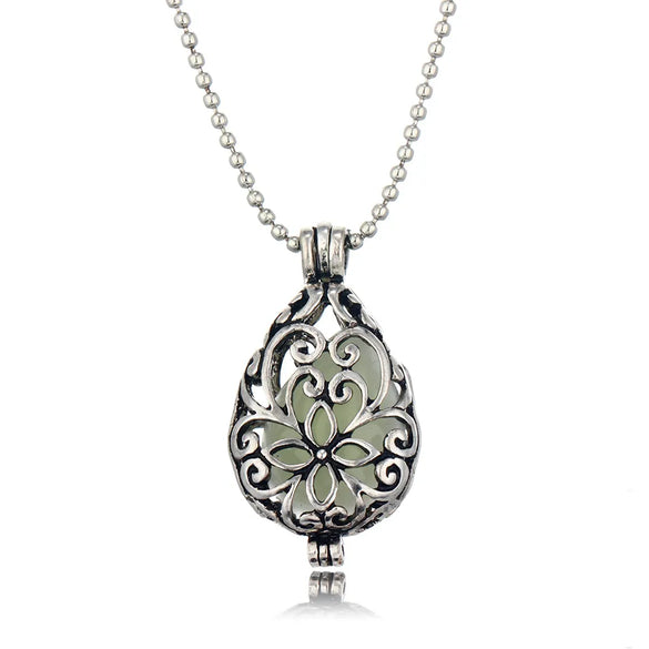 Luminous Cage Pendant Necklace