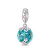 Luminous Diy Accessories Bracelet 925 Silver Plated Dragonfly Butterfly Charm Beads Dripping Oil Design