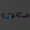 Luminous Tortoise Love Magnetic Pendant Couple Necklace Resin Plastic Animal Shape Electroplating