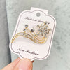 Luxurious Flower Alloy Inlay Artificial Pearls Rhinestones Women'S Brooches
