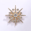 Luxurious Geometric Alloy Inlay Artificial Pearls Rhinestones Women'S Brooches