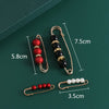 Luxurious Geometric Alloy Inlay Artificial Pearls Rhinestones Women'S Brooches