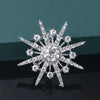 Luxurious Geometric Alloy Inlay Artificial Pearls Rhinestones Women'S Brooches