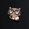 Luxurious Geometric Alloy Inlay Artificial Pearls Rhinestones Women'S Brooches