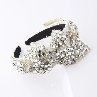 Luxurious Lady Bow Knot Rhinestone Hair Band