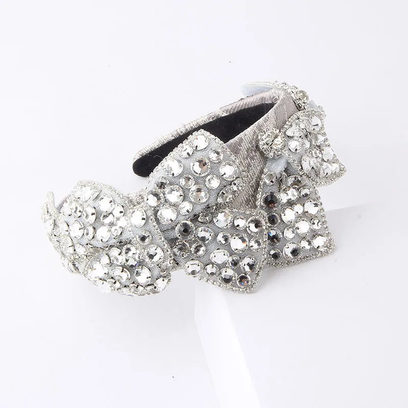 Luxurious Lady Bow Knot Rhinestone Hair Band