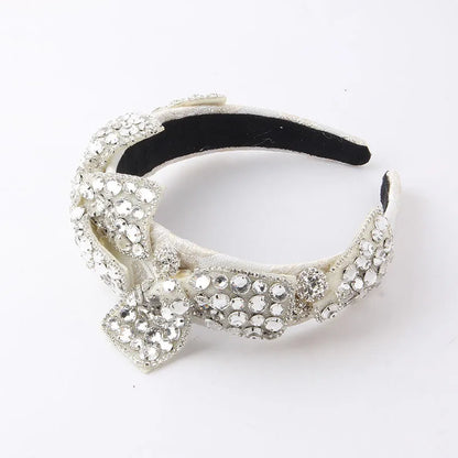 Luxurious Lady Bow Knot Rhinestone Hair Band