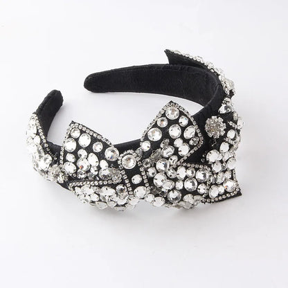 Luxurious Lady Bow Knot Rhinestone Hair Band