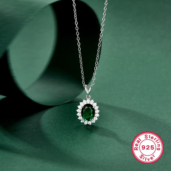 Luxurious Round Square Rhombus White Gold Plated Zircon Sterling Silver Wholesale Rings Earrings Necklace