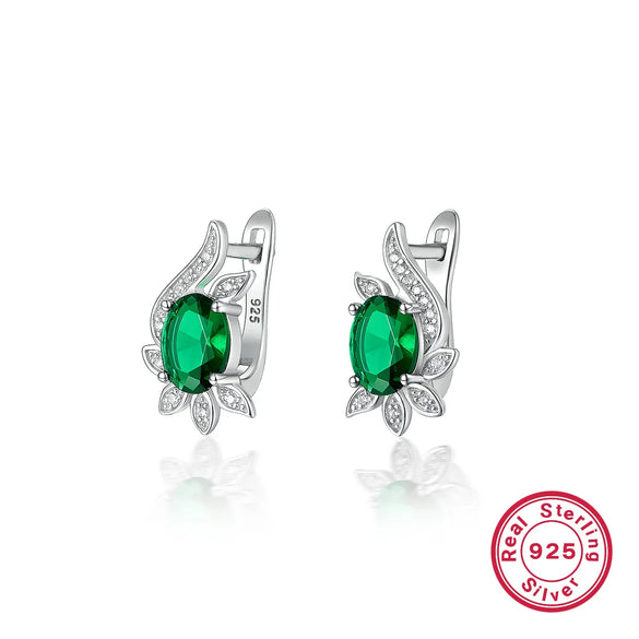 Luxurious Round Square Rhombus White Gold Plated Zircon Sterling Silver Wholesale Rings Earrings Necklace