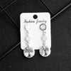 Luxury Bridal Jewelry Retro Marquise Rhinestone Alloy Drop Shape Earrings Set With Gemstones For Women