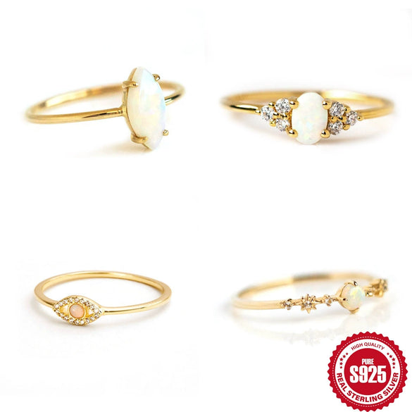 Luxury Eggshaped Horse Eye Diamondencrusted S925 Sterling Silver Engagement Ring With Set With Precious Stones Geometric Style