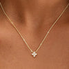 Luxury Fairy Style Copper Leaf Necklace With Electroplated Pendant Minimalist Fresh Clavicle Chain For Women