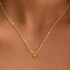 Luxury Fairy Style Copper Leaf Necklace With Electroplated Pendant Minimalist Fresh Clavicle Chain For Women