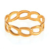 Luxury Minimalist Ring And Bracelet Combination Titanium Steel 18K Gold Plated Geometric Diamondencrusted Zircon Bracelet