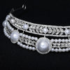 Luxury Pearl Rhinestone Crown For Women Princess Bridal Wedding Headpiece For Ceremony Banquet Party And Photography Accessories