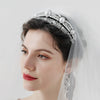 Luxury Pearl Rhinestone Crown For Women Princess Bridal Wedding Headpiece For Ceremony Banquet Party And Photography Accessories