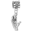 Luxury Silver Plated Beaded Bracelet Accessories With Metal Material Electroplating Process And Totem Pattern
