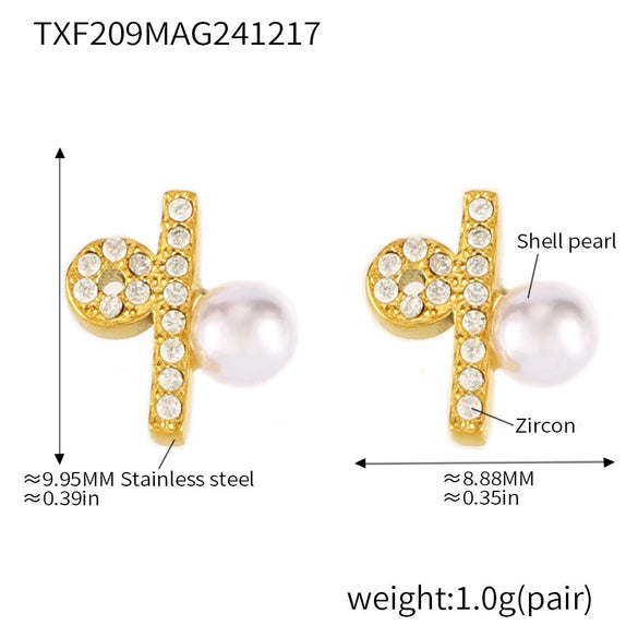 Luxury 316L Stainless Steel Cnc Zircon Bead Jewelry Set With Constellation Symbol Electroplated For Women