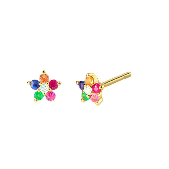 Luxury Zircon Geometric Style Women's Earrings Set