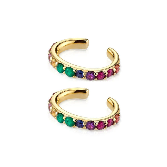 Luxury Zircon Geometric Style Women's Earrings Set