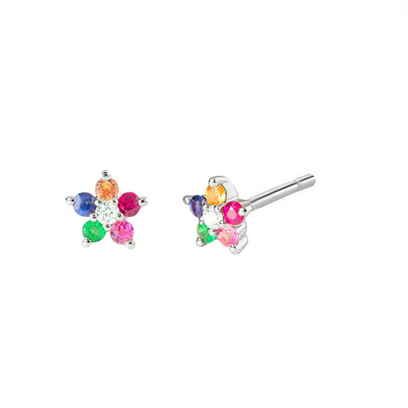 Luxury Zircon Geometric Style Women's Earrings Set