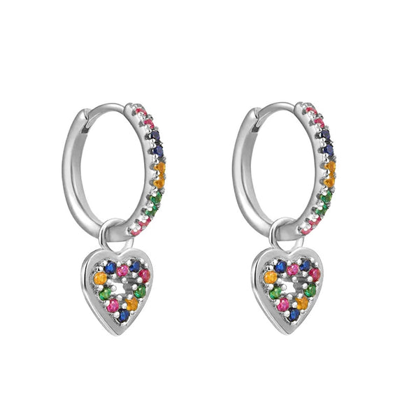 Luxury Zircon Geometric Style Women's Earrings Set