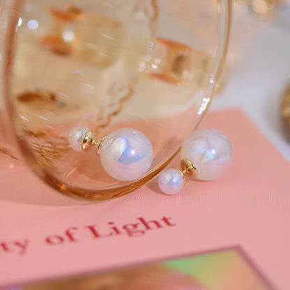 Magic Color Mermaid Pearl Bubble Ear Studs