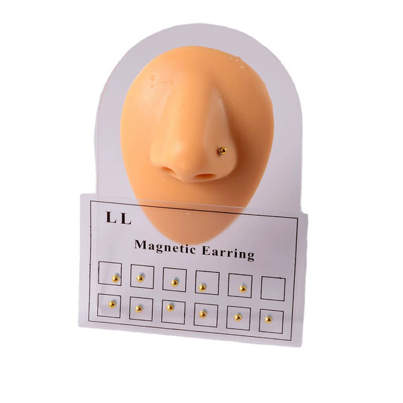 Magnetic Nose Studs Lip Studs Ear Studs Ear Bone Studs Gold Electroplated