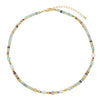 Malachite Freshwater Pearl Stone Handmade Retro Geometric Women's Necklace