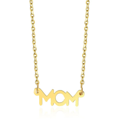 Mama Alloy Letter Alloy Necklace Mother'S Day Series Women'S Jewelry