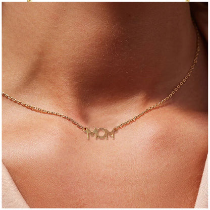 Mama Alloy Letter Alloy Necklace Mother'S Day Series Women'S Jewelry