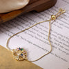 Mama Simple Style Commute Letter Copper Inlay Zircon 18k Gold Plated Bracelets