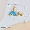 Marine Animal Zodiac Copper Jewelry Accessories Pendant Electroplated