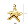 Marine Element Series Stainless Steel Zircon Geometric Pendant Necklace Bracelet Accessories With Vacuum In Furnace Electroplating
